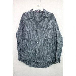 Fresh Produce Button Up Long Sleeve Women's Top-Size XL